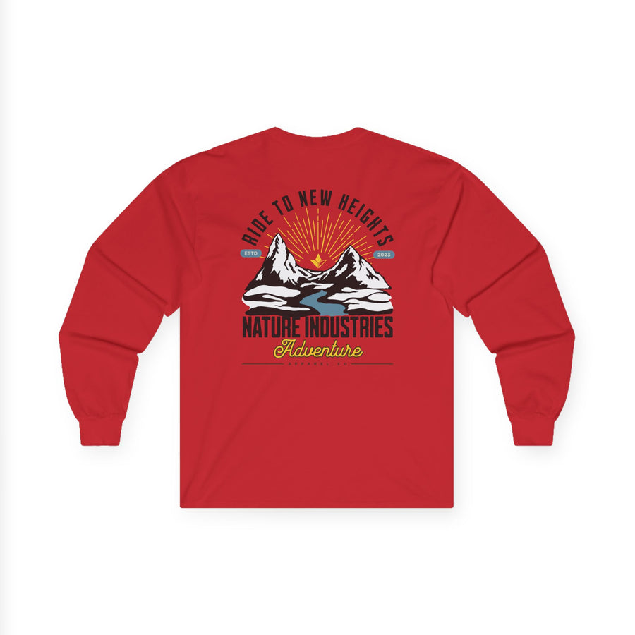 Ride to New Heights Long Sleeve T-Shirt (Mens) image 3