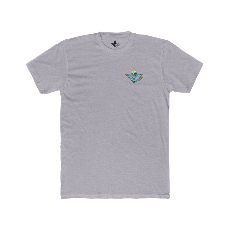 Copy of Unisex Cotton Crew Tee - Nature Wave Graphic T-Shirt