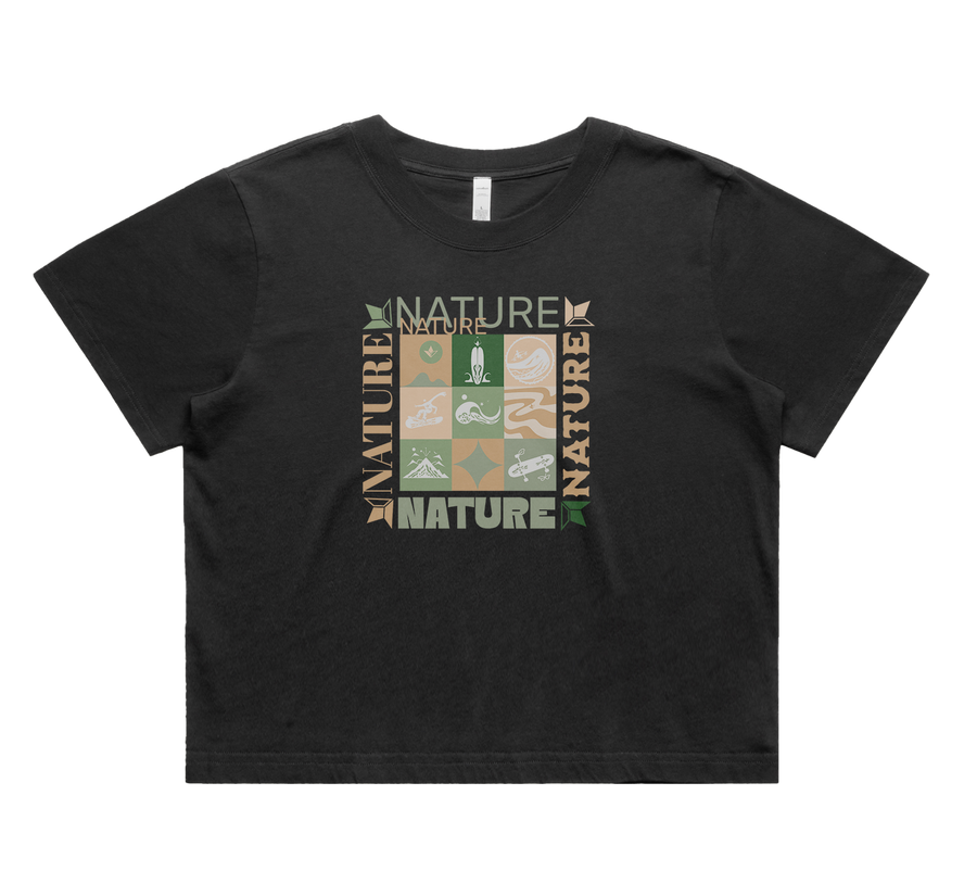 Nature Girl Squared Crop Tee (Women's) image 2