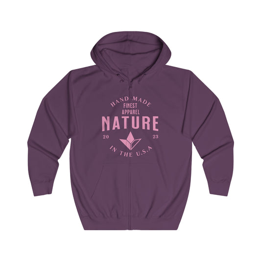 Nature Girl Hand Made Full Zip Hoodie