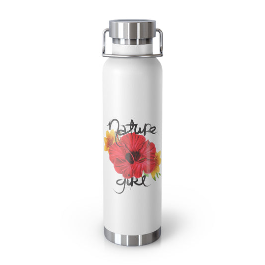 Hibiscus Copper Vacuum Insulated Bottle, 22oz