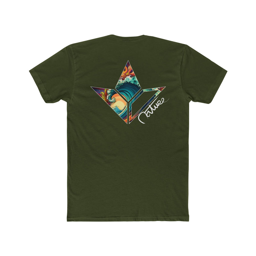 Fire Wave Aloe Short Sleeve T-Shirt (Mens) image 3