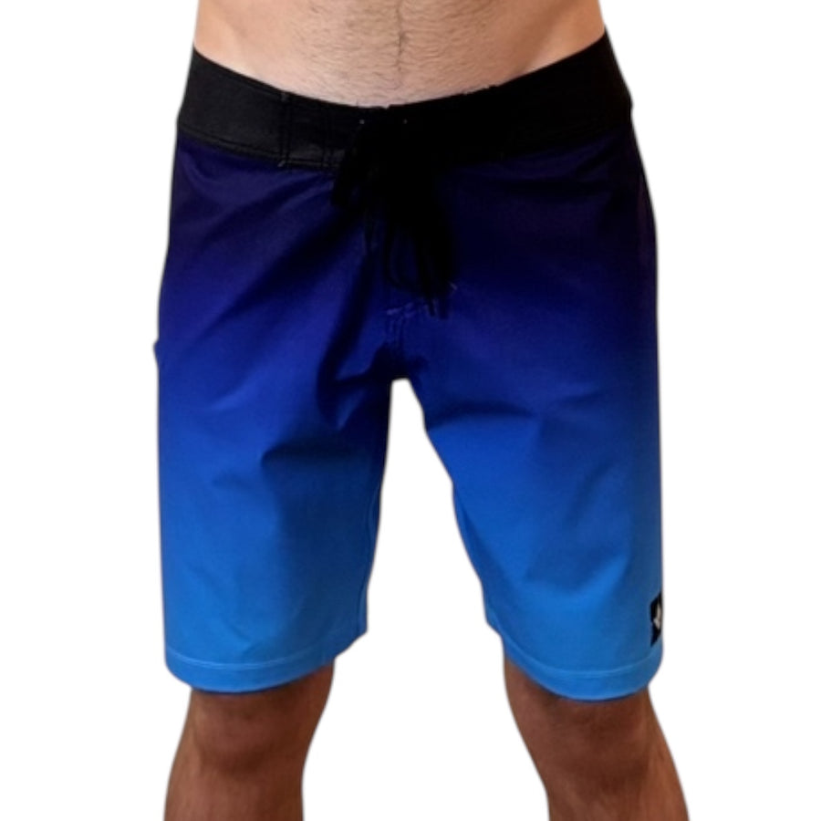 Contrast VeraFlex Performance Boardshorts (Black/Blue Ombre) image 0