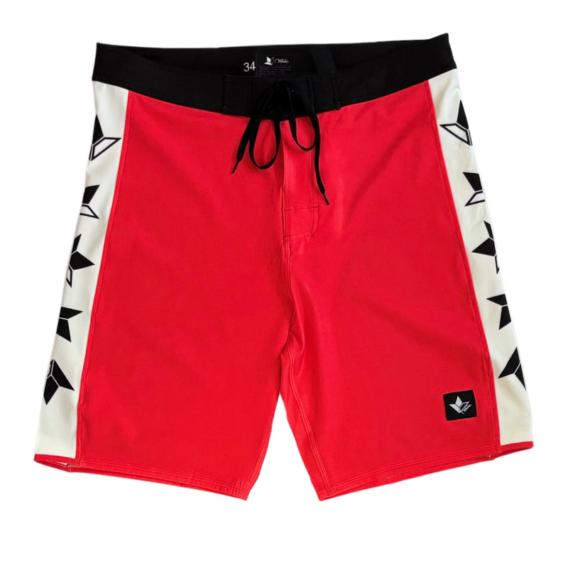 VeraFlex Red Hurricane Boardshorts