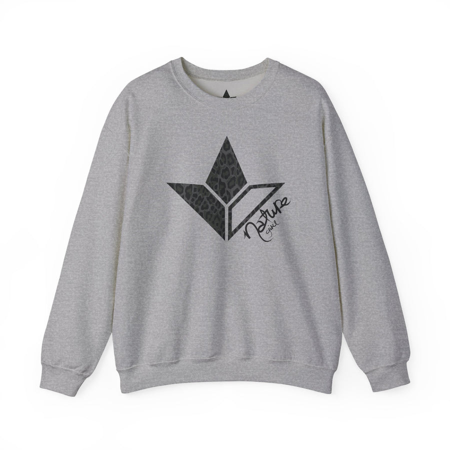 Black Leopard Aloe Crewneck Sweatshirt (Womens) image 1