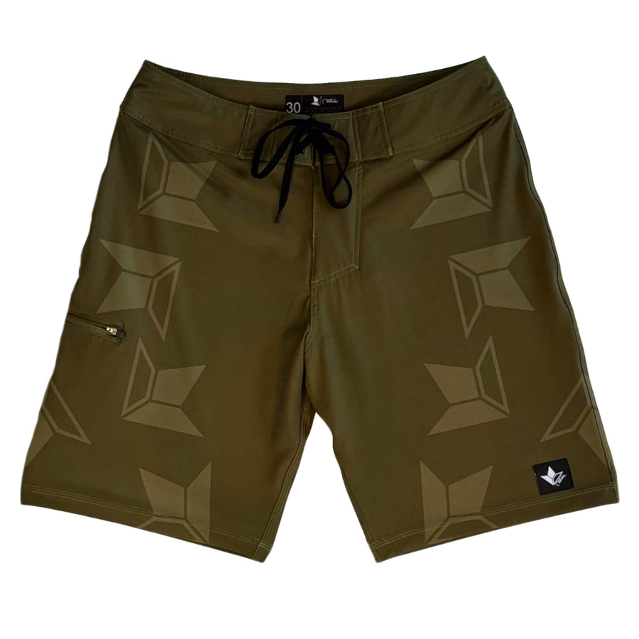 VeraFlex Faded Leaf  Boardshorts (Green) image 5