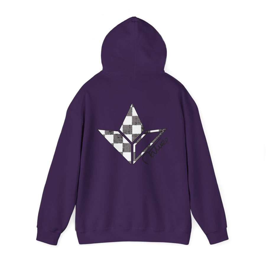 Distressed Checkered Aloe Hoodie (Mens) image 2