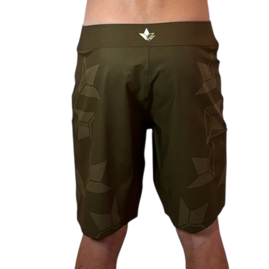 VeraFlex Faded Leaf  Boardshorts (Green) image 1