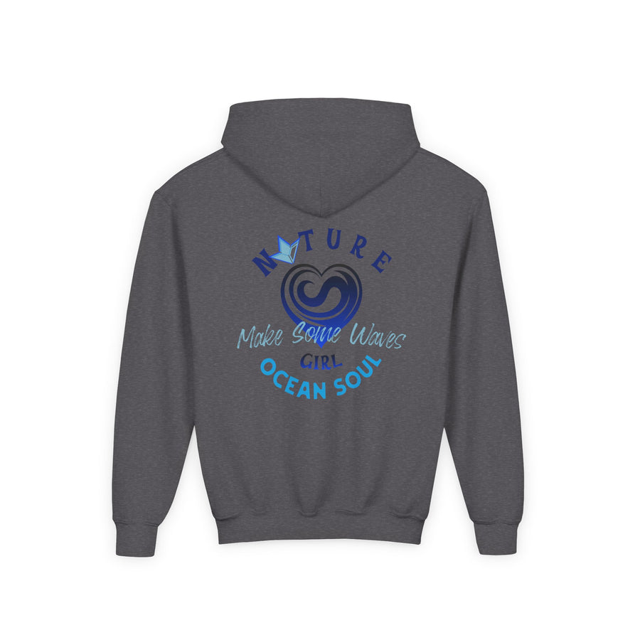 Ocean Soul Heavy Hooded Sweatshirt (Girls) image 3