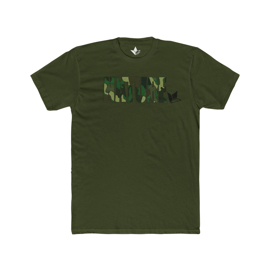 Bold NATURE (Camo w Black Aloe) Short Sleeve T-Shirt (Mens) image 2