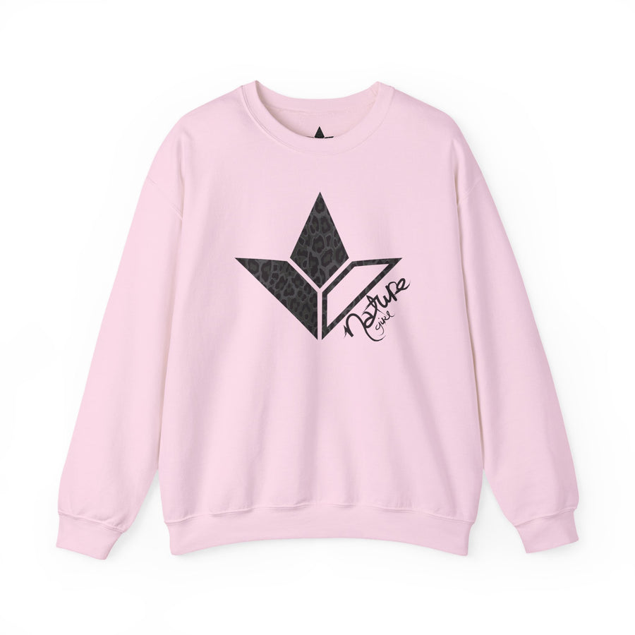 Black Leopard Aloe Crewneck Sweatshirt (Womens) image 3