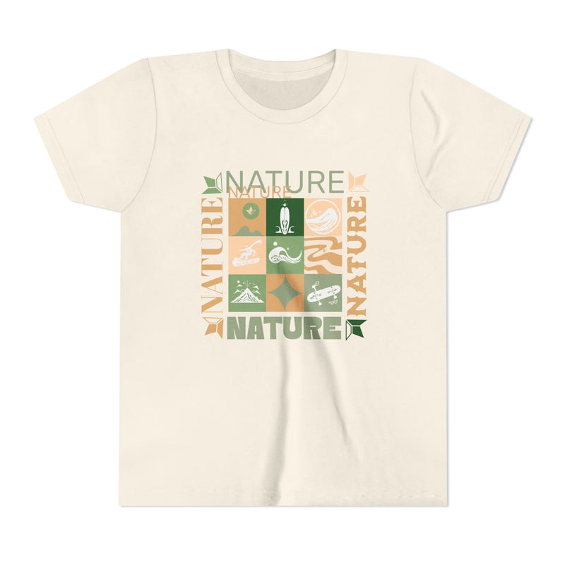 Nature Girl Squared Short Sleeve T-Shirt (Girls)