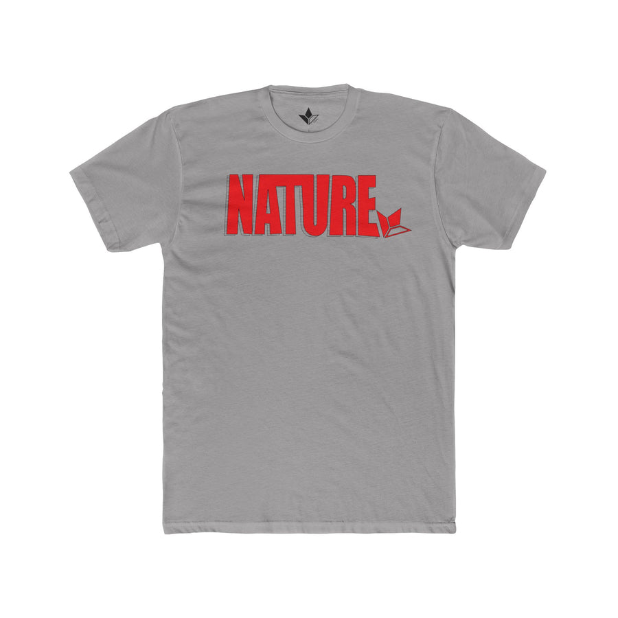 Bold NATURE (Red) Short Sleeve T-Shirt (Mens) image 1