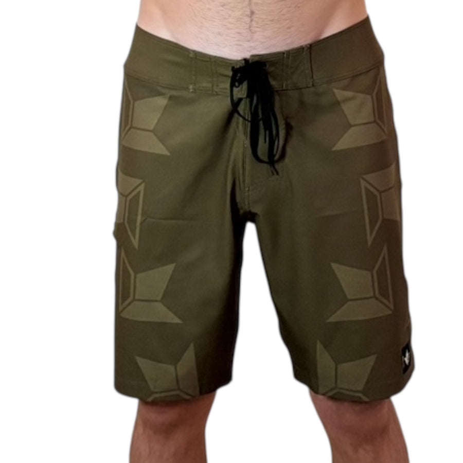 VeraFlex Faded Leaf  Boardshorts (Green) image 0