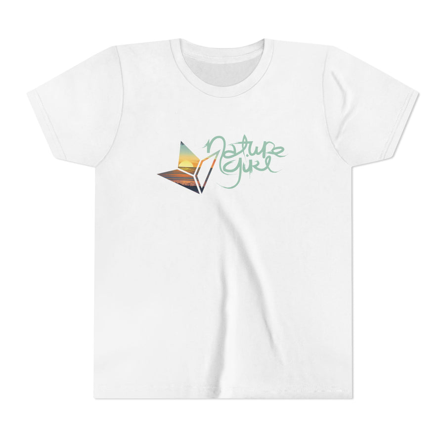 Sunset Nature Girl Short Sleeve T-Shirt (Girls) image 1