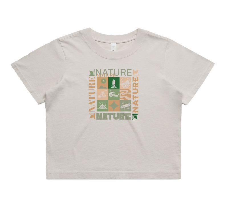Nature Girl Squared Crop Tee (Women's)