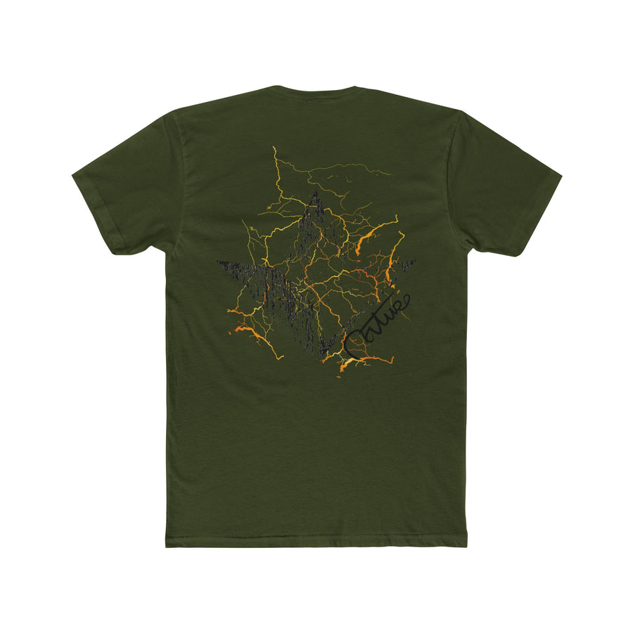 Lightning Strike Faded Aloe Short Sleeve T-Shirt (Mens) image 3