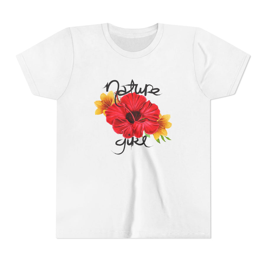 Hibiscus Short Sleeve T-Shirt (Girls) image 0