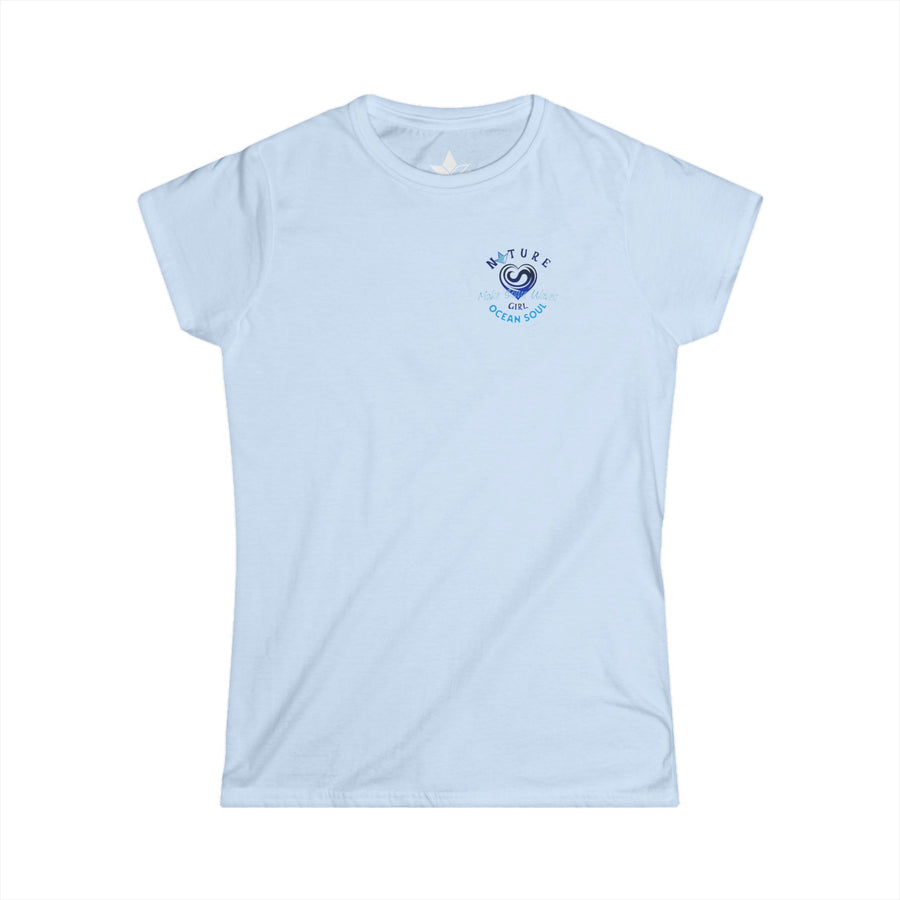 Ocean Soul (Blue) Short Sleeve T-Shirt (Womens) image 3