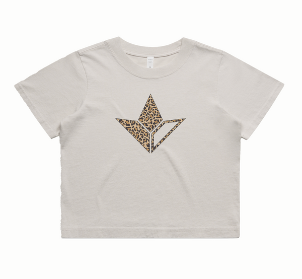Cheetah Aloe Crop Tee (Womens) image 0