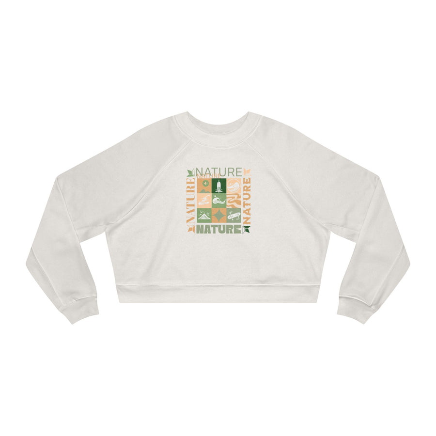 Nature Girl Squared Cropped Fleece Pullover Sweatshirt  (Women) image 1
