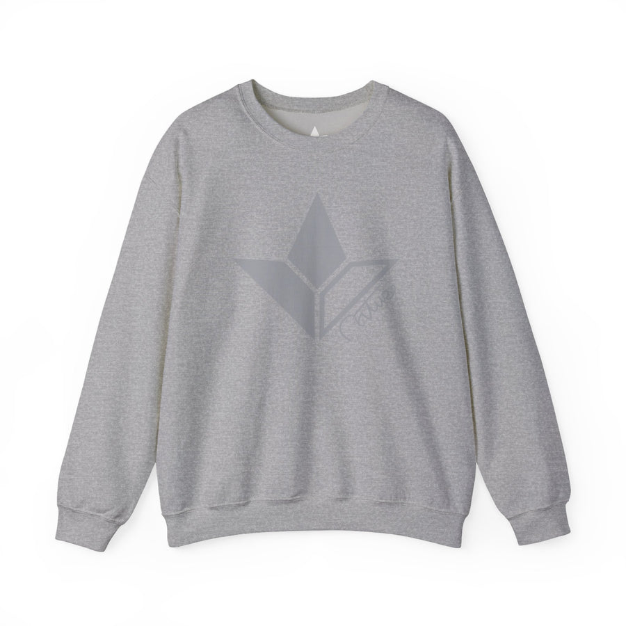 Barely There Grey Aloe Crewneck Sweatshirt (Unisex) image 1