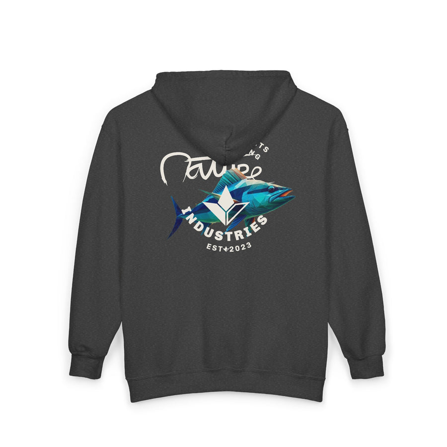 Mosaic Fish Zip Front Hoodie (Mens) image 2