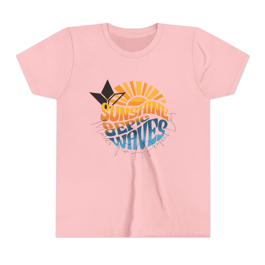 Epic Waves Short Sleeve T-Shirt (Girls) image 2