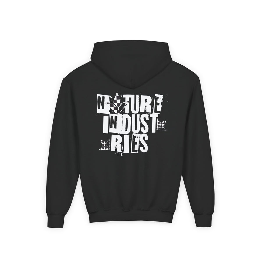 Checkered Nature Heavy Hooded Sweatshirt (Boys) image 0