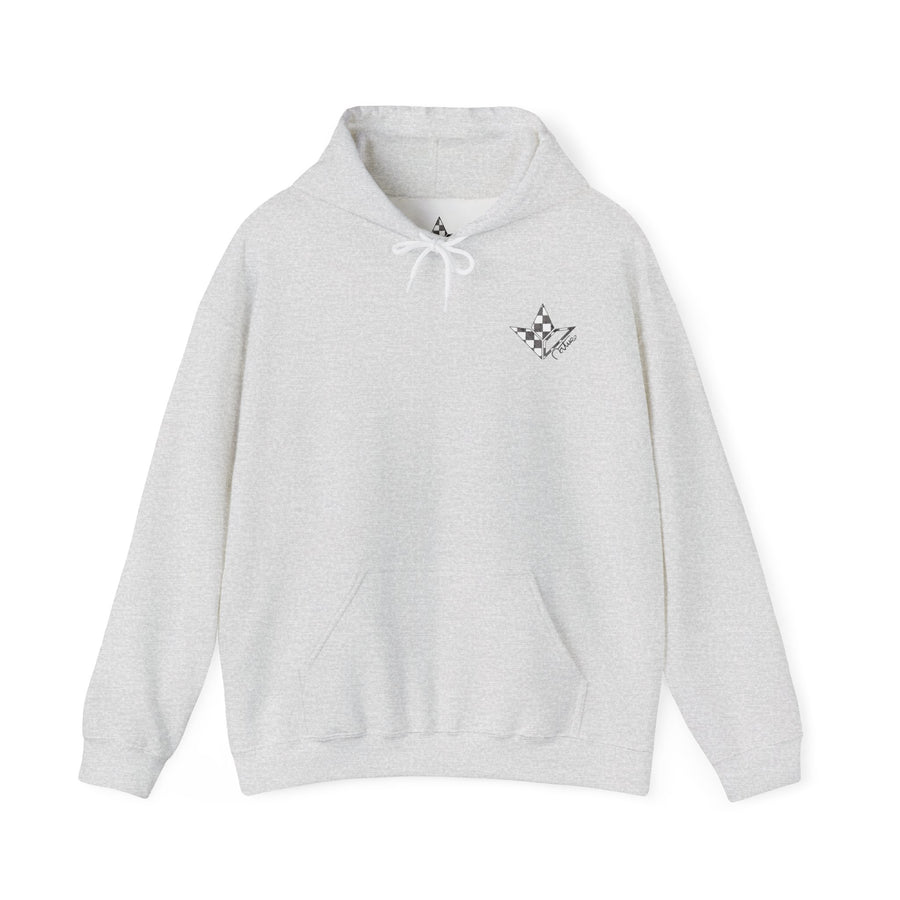 Distressed Checkered Aloe Hoodie (Mens) image 1