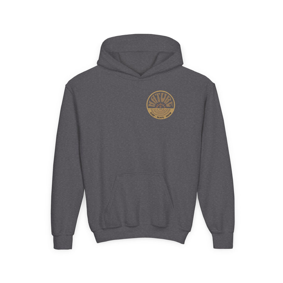Sun Dial Heavy Hooded Sweatshirt (Youth Unisex) image 0