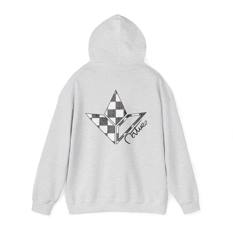 Distressed Checkered Aloe Hoodie (Mens)