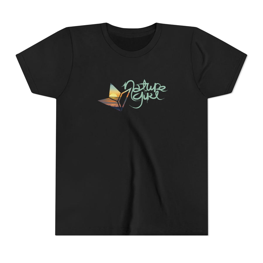 Sunset Nature Girl Short Sleeve T-Shirt (Girls) image 0