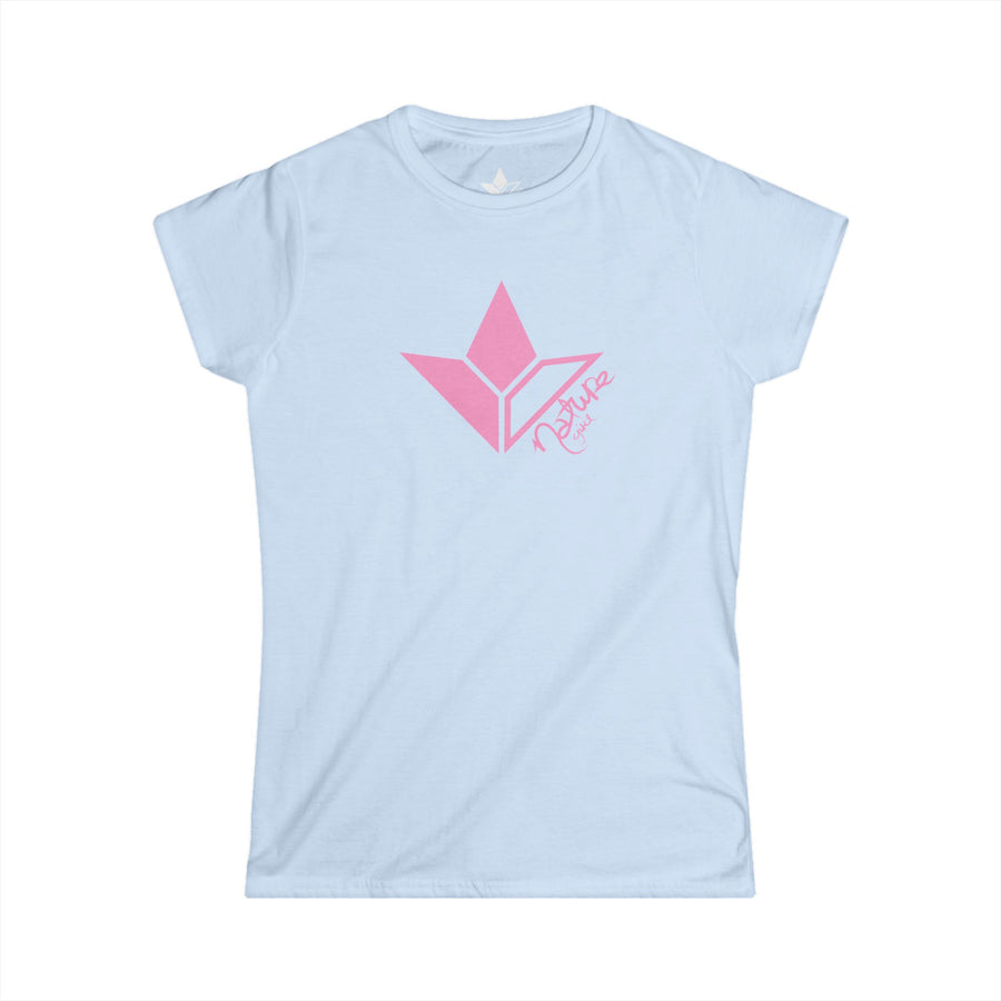 Pink Aloe Short Sleeve T-Shirt (Womens) image 1