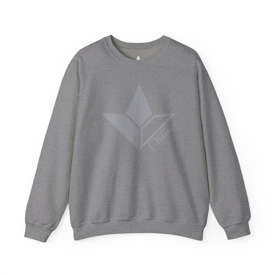 Barely There Grey Aloe Crewneck Sweatshirt (Unisex) image 2