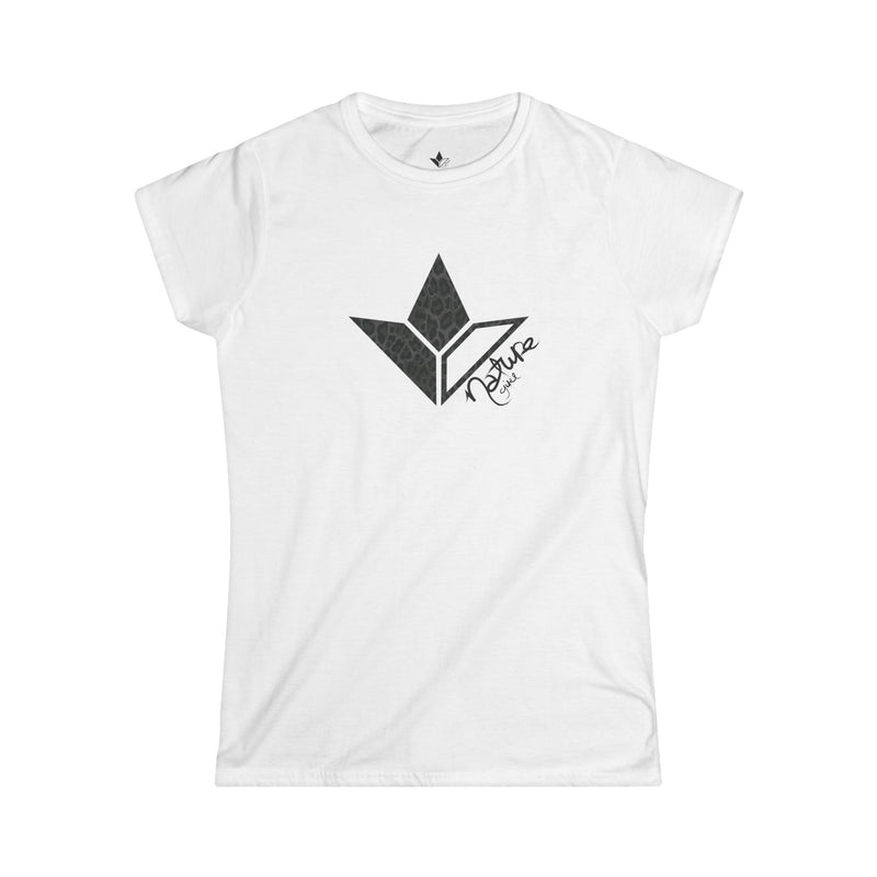 Black Leopard Aloe Short Sleeve T-Shirt (Womens)