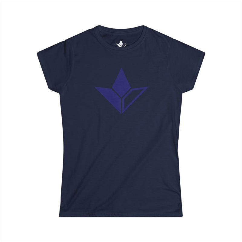 Barely There Midnight Blue Aloe Short Sleeve T-Shirt (Womens)