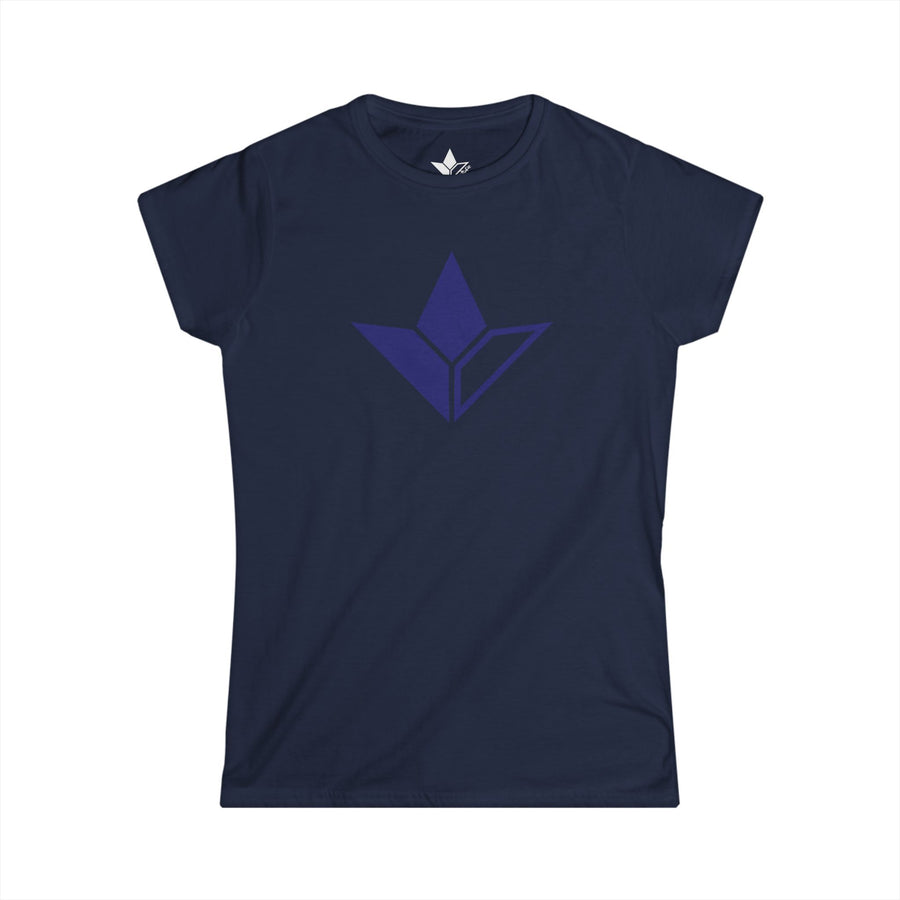 Barely There Midnight Blue Aloe Short Sleeve T-Shirt (Womens) image 0