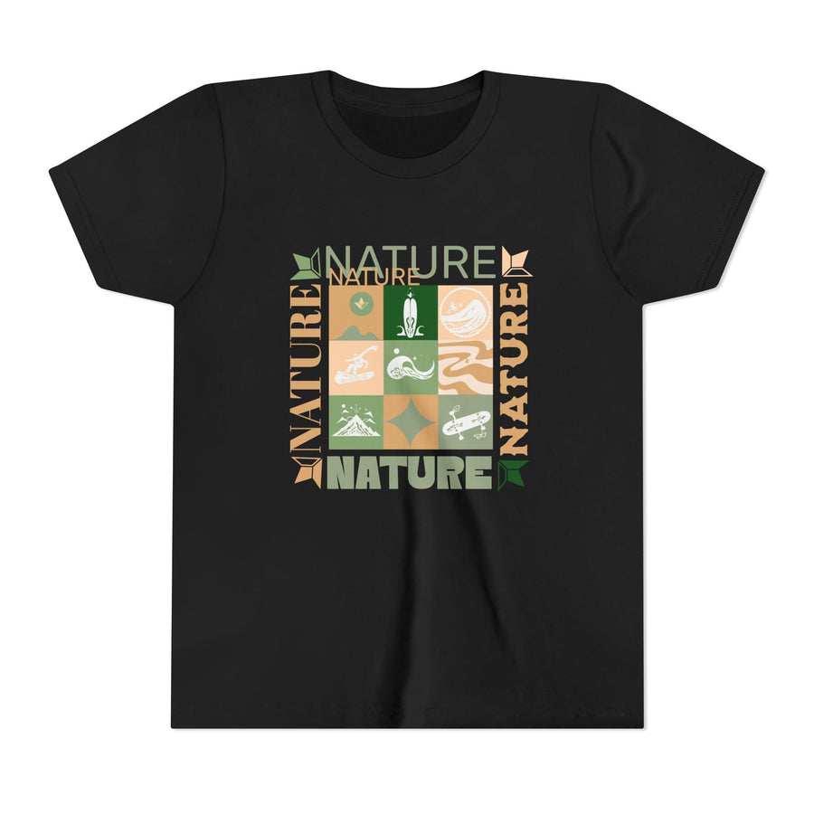 Nature Girl Squared Short Sleeve T-Shirt (Girls) image 2