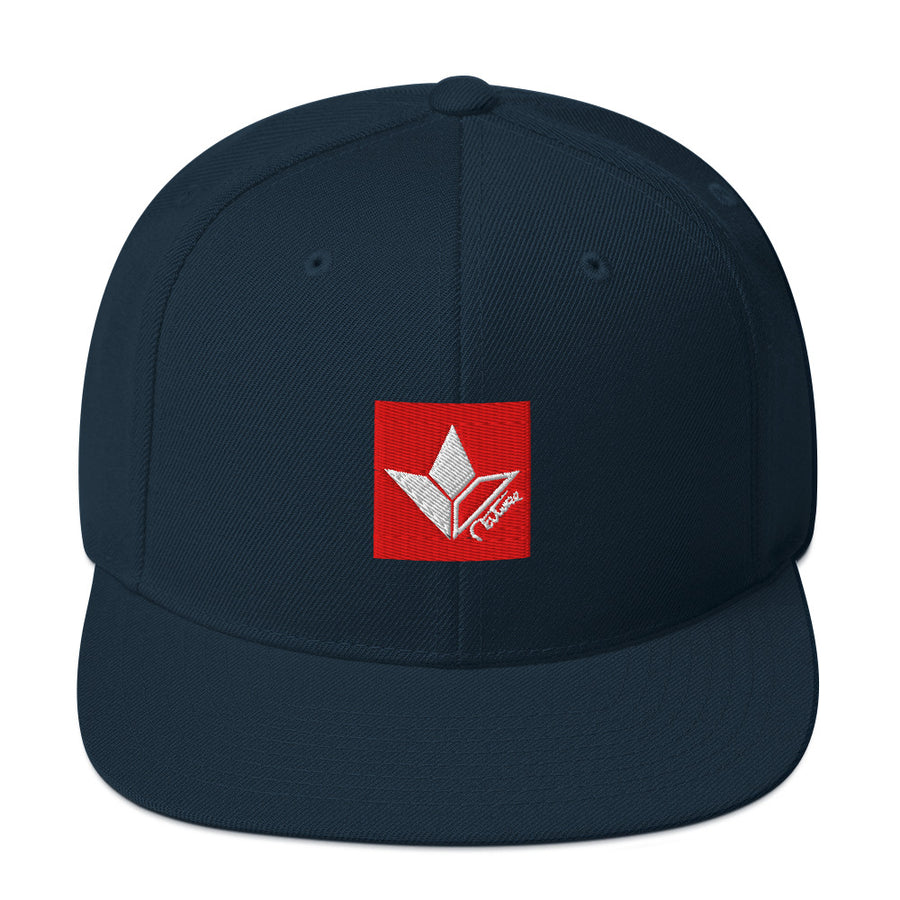 Camo Aloe Squared Embroidered Flat Bill Hat image 1