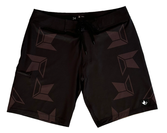 Faded Leaf VeraFlex Performance Boardshorts (Black)