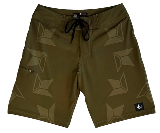 Faded Leaf VeraFlex Performance Boardshorts (Green)