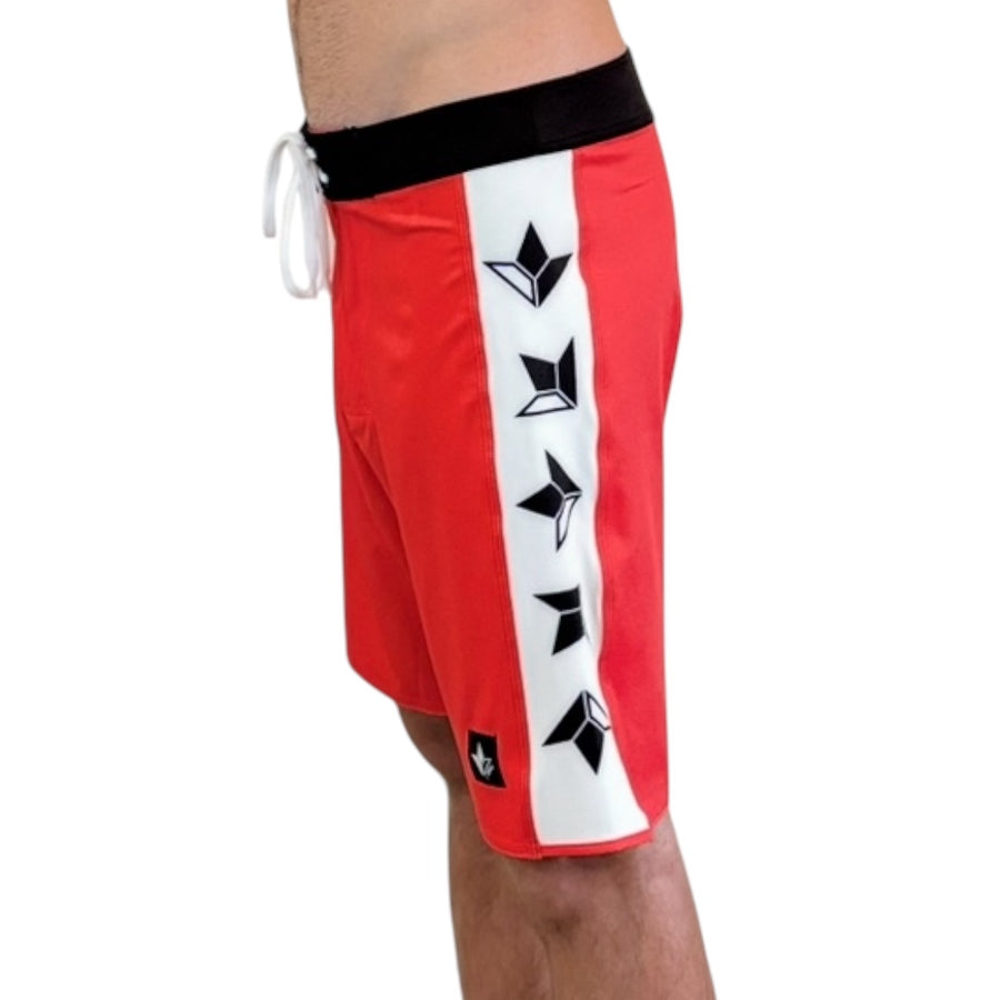 VeraFlex Red Hurricane Boardshorts image 0