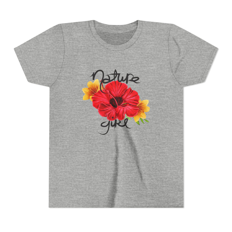 Hibiscus Short Sleeve T-Shirt (Girls) image 2