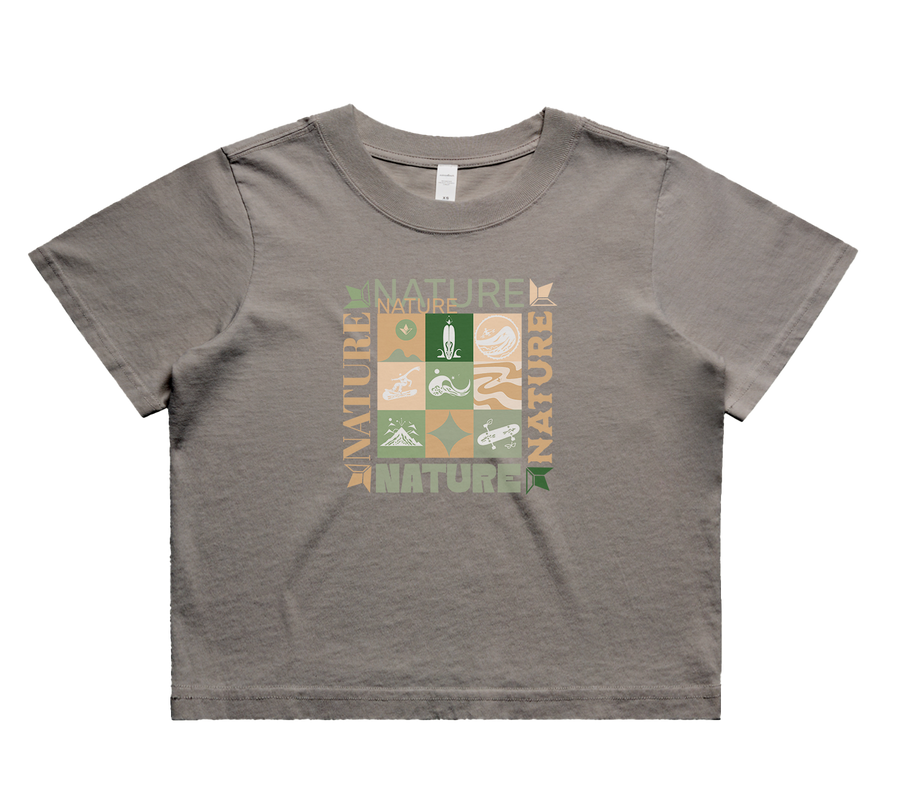 Nature Girl Squared Crop Tee (Women's) image 1