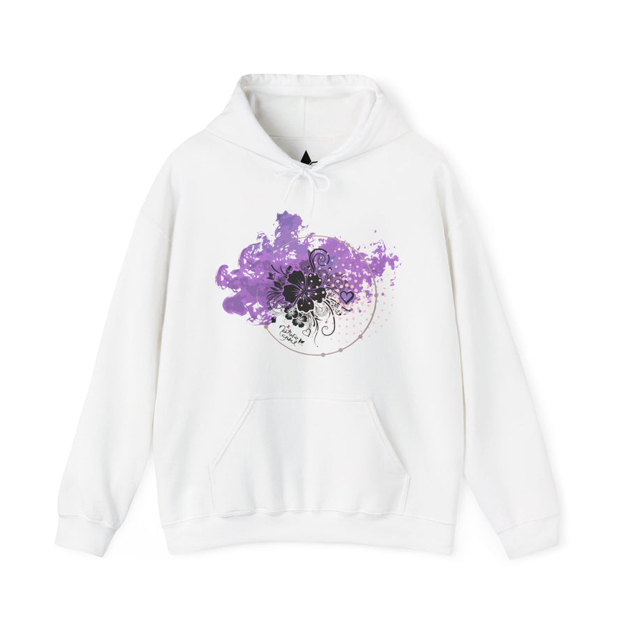 Hibiscus Fog Nature Girl Hoodie (Womens) image 1