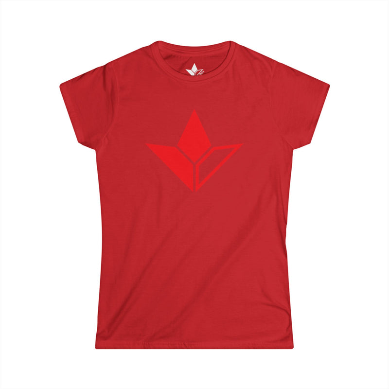 Barely There Red Aloe Short Sleeve T-Shirt (Womens)