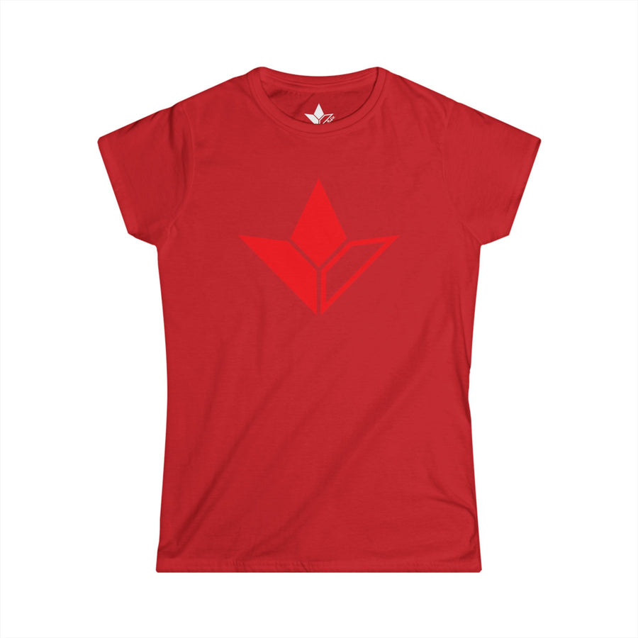 Barely There Red Aloe Short Sleeve T-Shirt (Womens) image 0