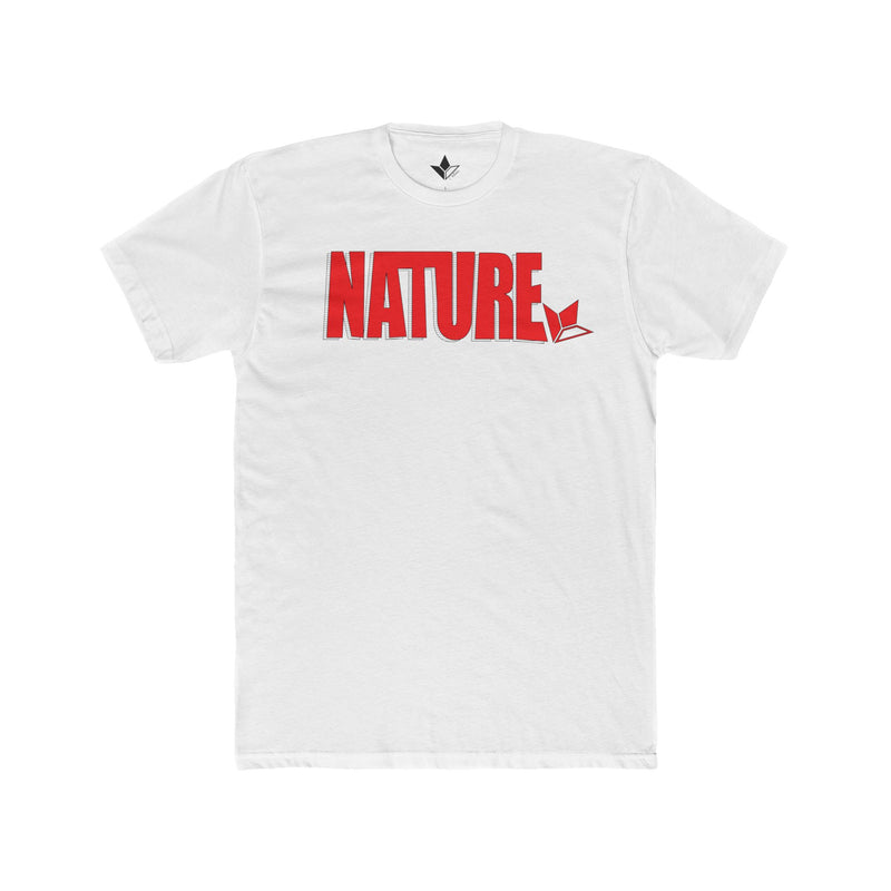 Bold NATURE (Red) Short Sleeve T-Shirt (Mens)