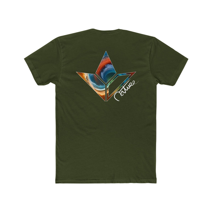 Swirl Wave Aloe Short Sleeve T-Shirt (Mens) image 3